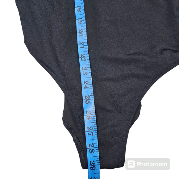 Athleta Seychelles Black One Piece Swimsuit Women's Size Large - Picture 12 of 14